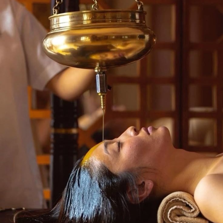Sirodhara massage at Mookda Massage & Spa, Kathu Phuket