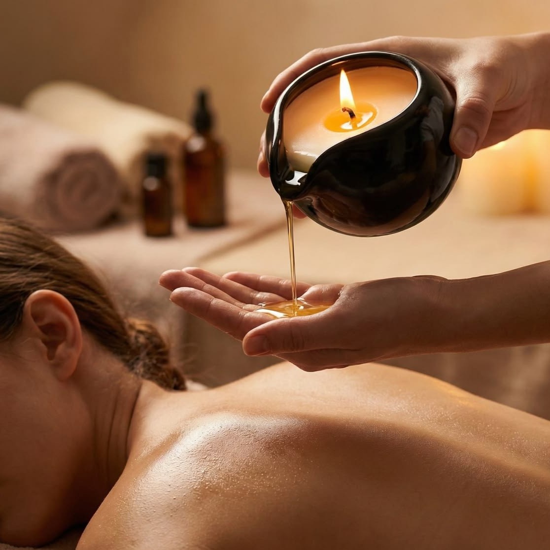 Oil massage therapy at Winidda Massage & Spa, Kathu Phuket